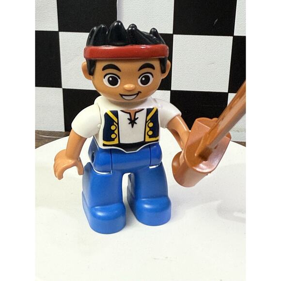 LEGO DUPLO Jake & The Neverland Pirates Captain Hook, Jake & Skully Figure Lot - Picture 3 of 7